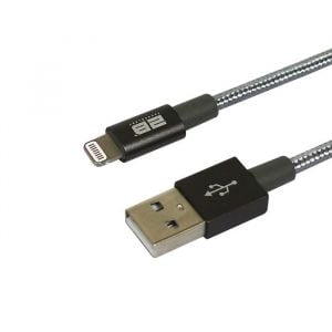 2B USB to Lightning Charging Cable, 1M, Black - MX-32