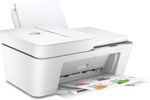 HP DeskJet Plus 4120 All-in-one Printer, Wireless, Print, Copy, Scan & Send mobile Fax - white