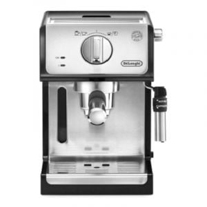 Delonghi Coffee Beans Filter Machine, 15 bar, 1100W, Silver