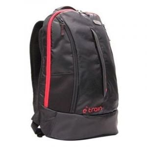 E-Train Laptop Carry Bag , 15.6 " , Back pack design - Black
