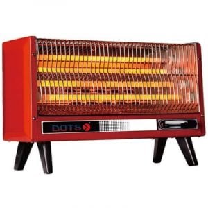 Dots Electric Heater 2000 Watts 4 Candles | Black Box