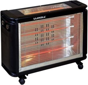 Luxell Turkish Electric Heater 2200 Watt 4 Candles | Black Box