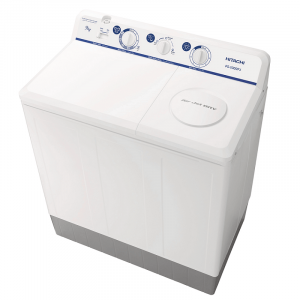 Hitachi Twin Tub Washing Machine 9 Kg, White 