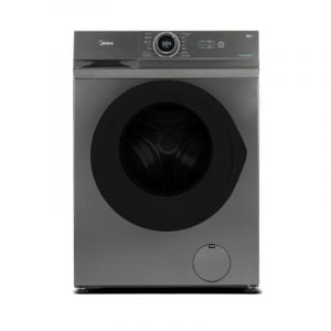 Midea Front Loading Washing Machine 8kg, 100% Dry, Steel - MF100D80SSA