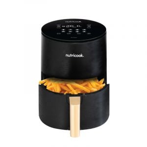 Nutricook Air Fryer Mini 8 Preset Programs with Built-in Preheat Function, 3 L, 1500 W, Black
