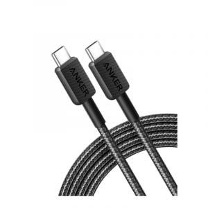Anker 322 USB-C to USB-C Sync & Charge Cable, 6FT, Black - A81F6H11