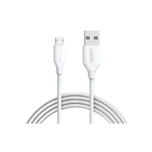 Anker PowerLine Cabel, Micro USB, 1.8M, White - A8133H21
