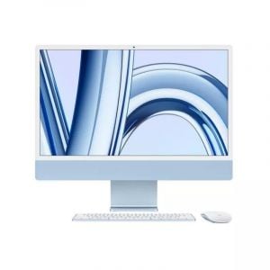 Apple iMac 24-inch with Retina 4.5K display, M3 chip 8‑CPU, 8‑GPU, 8GB, 256GB, Blue - MQRC3ABA