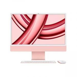 Apple iMac 24-inch with Retina 4.5K display, M3 chip with 8‑core CPU, 8‑core GPU, 8GB RAM, 256GBSSD, Pink - MQRD3ABA