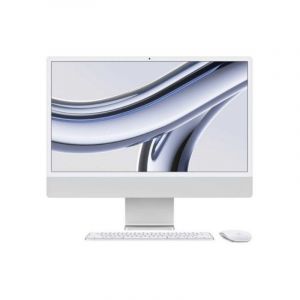 Apple iMac 24-inch with Retina 4.5K display, M3 chip with 8‑core CPU, 8‑core GPU, 8GB RAM, 256GBSSD, Silver - MQR93AB/A