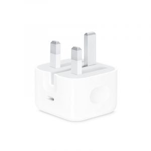 Apple USB-C Power Adapter, 20W, White - MHJF3ZE/A
