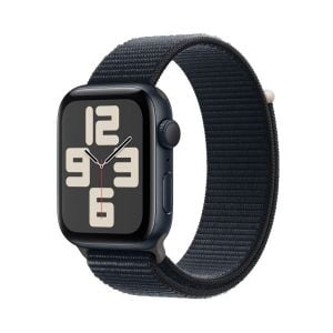 Apple Watch SE GPS 44mm Midnight Aluminium Midnight Sport Loop - MREA3QAA