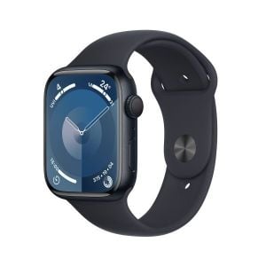 Apple Watch Series 9 GPS 41mm Midnight Aluminium Case with Midnight Sport Band - M/L - MR8X3QA/A