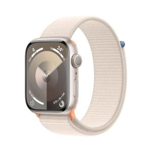 Apple Watch Series 9 GPS 41mm Starlight Aluminium Case with Starlight Sport Loop - MR8V3QA/A