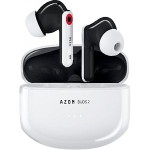 Azom Buds 2, Speaker, Bluetooth 5.2 - White-Black