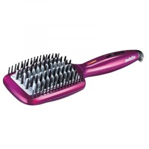 Babyliss Ionic Hair Straightener Brush, Soft hair, LED, Heat 180°C to 200°C - HSB100SDE