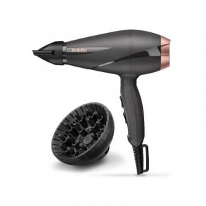 Babyliss Ionic Hair Dryer 2100W, 2 Speed, Air Speed 106 kmh, Black - BAB6709DSDE