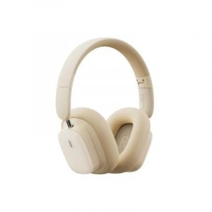 Baseus Bowie H1i Wireless Headphones, Noise-Cancellation, White - A00050402223-00
