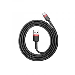 Baseus cafule, Cable USB to Type C, 3A, 1m -Red-Black