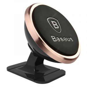 Baseus Car Mount 360-degree Magnetic Holder, Rose Gold - SUGENT-NT0R | Blackbox