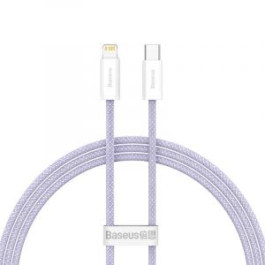 Baseus Dynamic 2 Series USB-C-IPhone Data Cable 20W, 1m, Purple - CALD040205