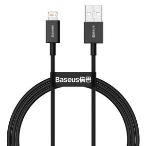 Baseus Superior USB to Lightning fast charging data cable, 2,4A ,1m, Black - CALYS-A01