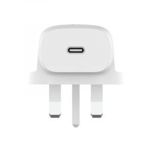 Belkin BoostCharge Wall Charger 20W USB-C PPS, White - WCA006myWH