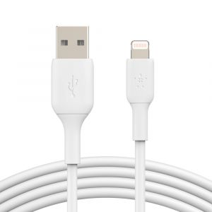 Belkin Charge Lightning to USB -A Cable, 1 m, White - CAA001bt1MWH2PK
