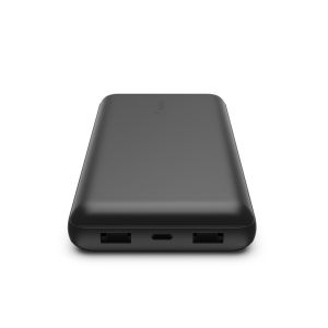 Belkin Portable Power Bank 20000mAh, USB-A To C, 15W, Black - BPB012btBK
