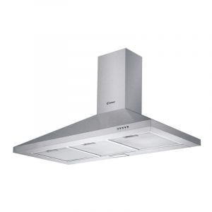 Candy Built-In Chimney Hood 90cm, Inox, 620 m³, 2 Carbon Filters - CCH9MX