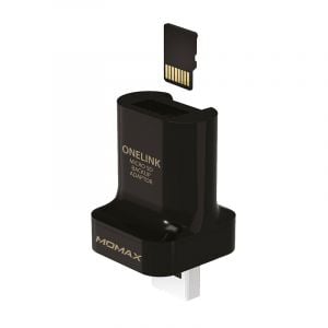 Momax ONELink Micro SD Backup Adaptor ,Black - CL2D