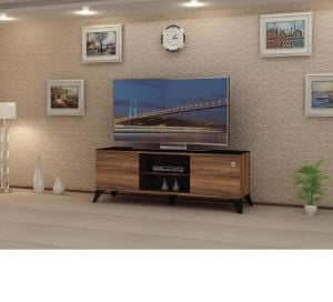 TV table  FOR TV 43 INCH Without Stand , Walnut-  CR43-130H