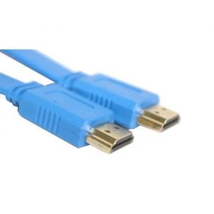 E-train HDMI to HDMI Flat Cable 3M - Blue - CV-89-1