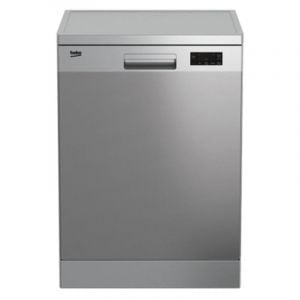 Beko Dishwasher 6 Program, 14 Place Setting, Silver - DFN16411S