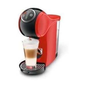دولتشي قوستو ماكينة القهوة جينيو اس بلس أوتوماتيك, 0.8 لتر, 16 نوع من القهوه, احمر - GENIO S PLUS RED