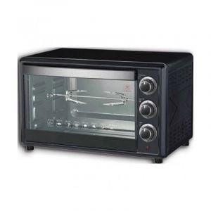 Dots Electric Oven 2000W, 45L, Cable 1.4m, Timer, Black - TOB-45R