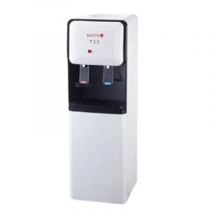 Dots Water Dispenser Hot and Cold with Cabinet, 2 Spigots, White - HD-4WB