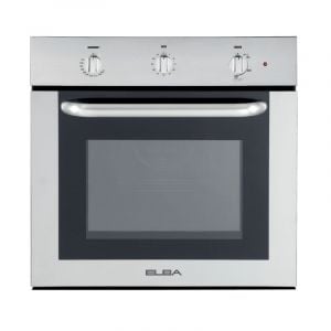 Elba Built-In Electric & Gas Oven 60cm, Grill, 4 Functions, Steel - 510-821X