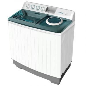 Fisher Twin Tub Washing Machine 10Kg, Dry 7kg, White - FW-P10000N
