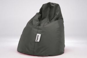 FOAMYI Football Bean Bag, Bean Drop PVC , Black - MOD52201