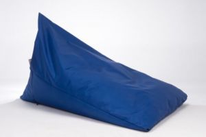 FOAMYI Football Bean Bag, Camel PVC , Blue - MOD92207