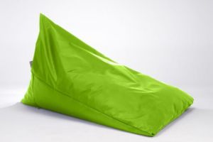 FOAMYI Football Bean Bag, Camel PVC , Lime Green - MOD92208