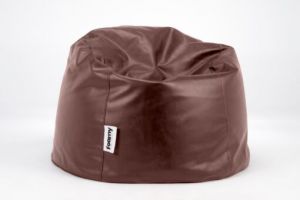 FOAMYI Football Bean Bag, Marshmallow Large Leather, Brown - MOD31202