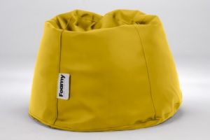 FOAMYI Football Bean Bag, Marshmallow Small Jeans, Yellow - MOD23204