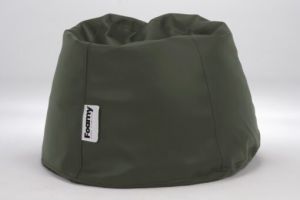 FOAMYI Football Bean Bag, Marshmallow Small Leather Maroon, Gray - MOD21209