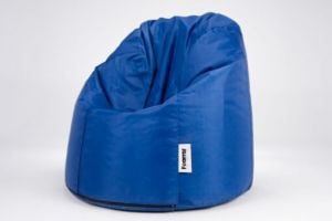 FOAMYI Football Bean Bag, Marshmallow XL Jeans, Blue - MOD43207