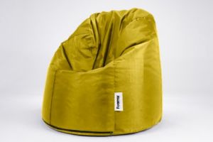 FOAMYI Football Bean Bag, Marshmallow XL Jeans, Yellow - MOD43204