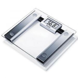 Beurer Bathroom Scale, 150 Kg, Solid Glass - GS19
