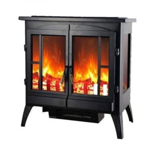 GVC Pro Electric Heater 2000W, Cabinet Design, Black - GVCHT-15