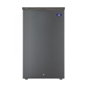 HAAS Refrigerator Mini Bar Single Door,3.2 Cu.ft, 91 L, Silver - HRK105S